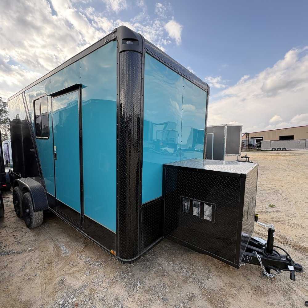 MJ Cargo Trailers 7'x16' Quality Cargo Pet Grooming