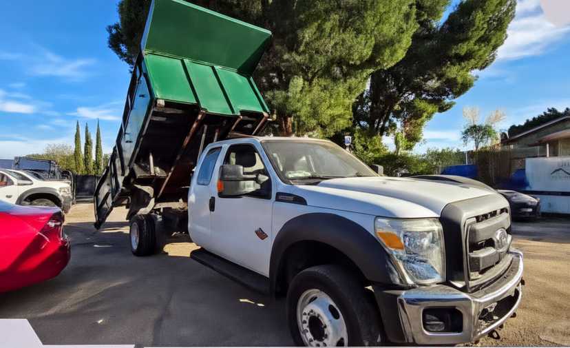 2015 Ford F550 6.7L V8 Diesel Dually DUMP TRUCK - 13 Ft — photo 4