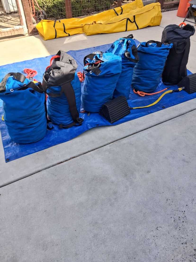REDUCED 10%   1800 LF of CMC 1/2 in (12.5mm) Static Pro Lifeline, and Petzl Vector 1/2 in Rescue Rope with Rope Bags — photo 2