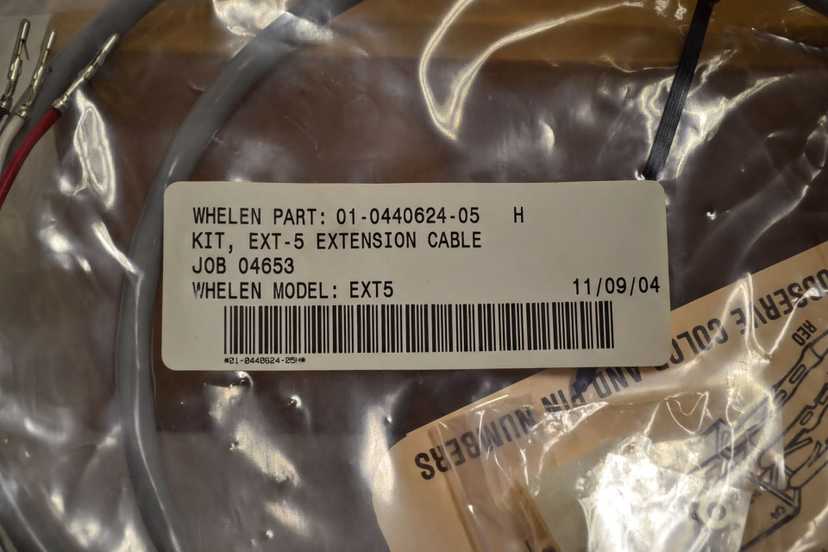 Whelen EXT-5 Strobe Extension Cable Kit — photo 2