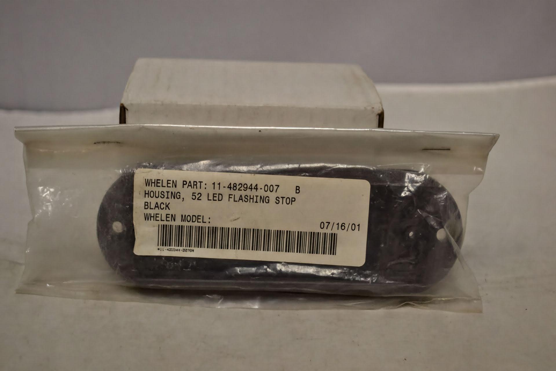 Whelen 52 Series LED Flashing Stop Black Housing - image 1