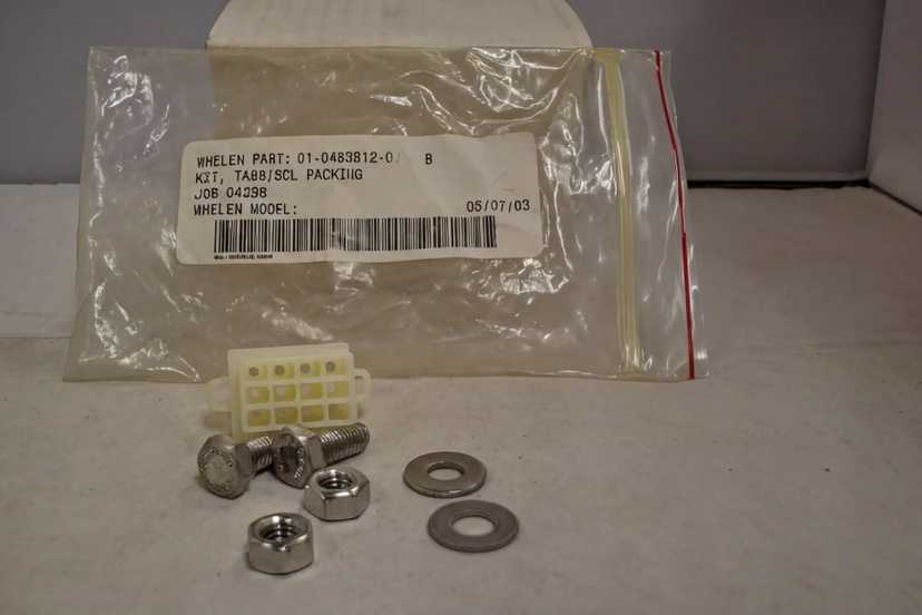 Whelen Part TA85/SCL KIT PACKING — photo 2