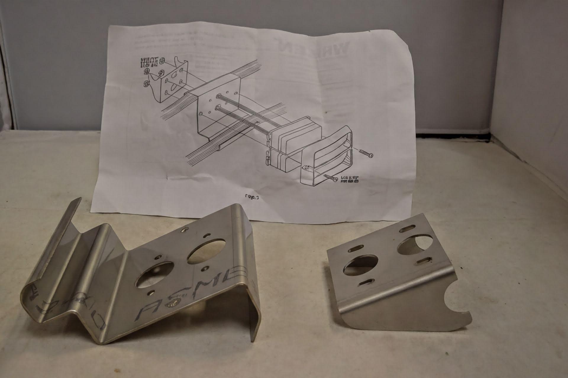 Whelen TIR3 Super LED Lighthead Bracket Motorcycle RBKTHD3 - image 2