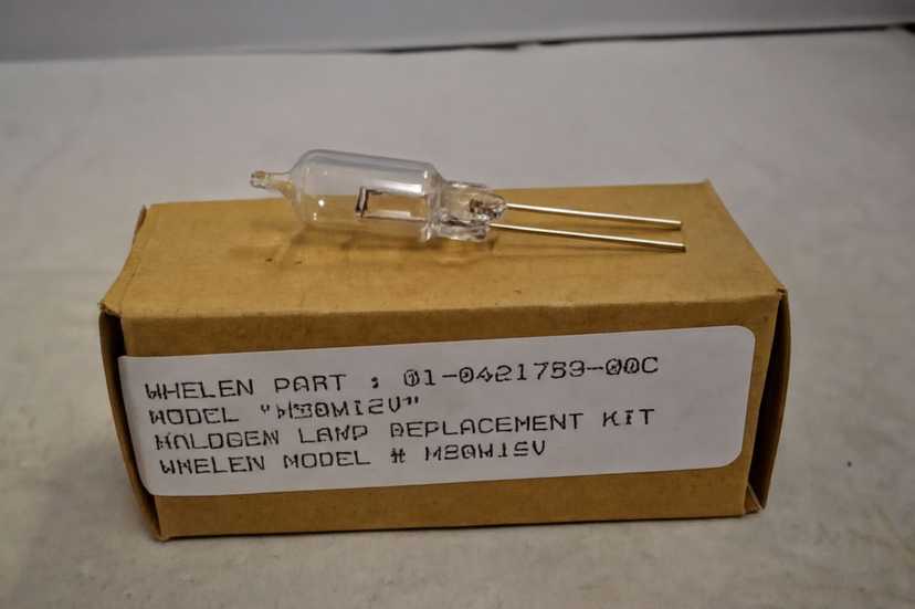 Whelen Halogen Lamp Replacement Kit H50W12V