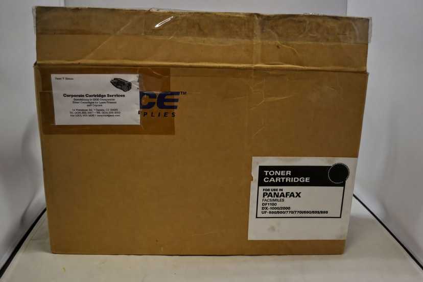 Panasonic "Panafax" Toner Cartridge- Expired