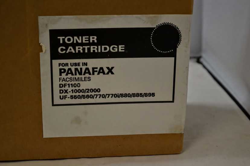 Panasonic "Panafax" Toner Cartridge- Expired — photo 2