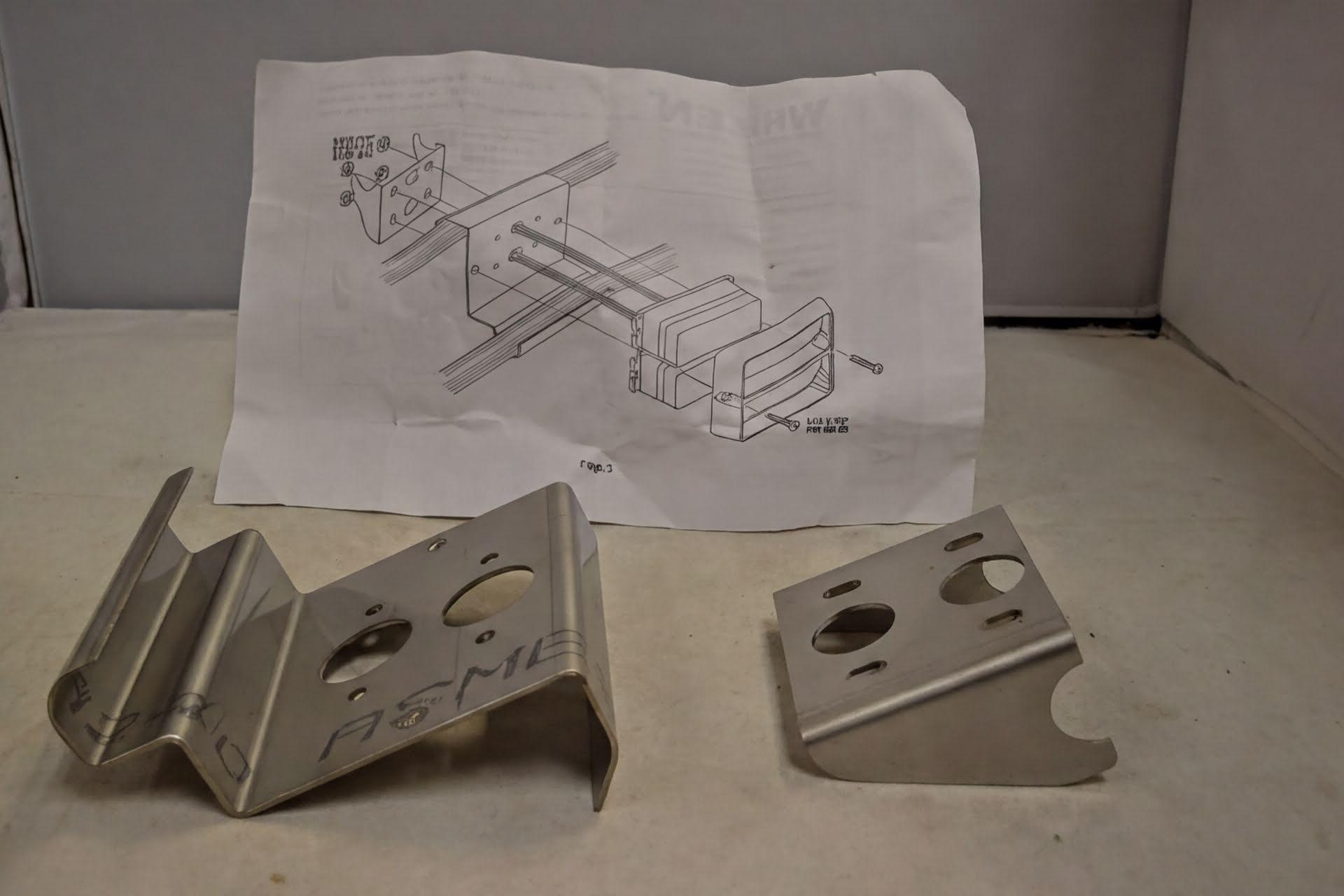 Whelen TIR3 Super LED Lighthead Bracket Motorcycle RBKTHD3 - image 2