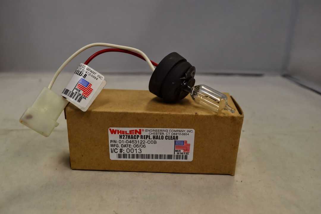 Whelen H27HACP Replacement Halogen Lamp Assembly- Clear