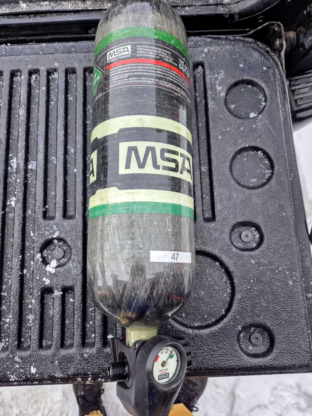 MSA G1 30-Minute 4500 SCBA bottle mfg 9/2021 current hydrostatic test