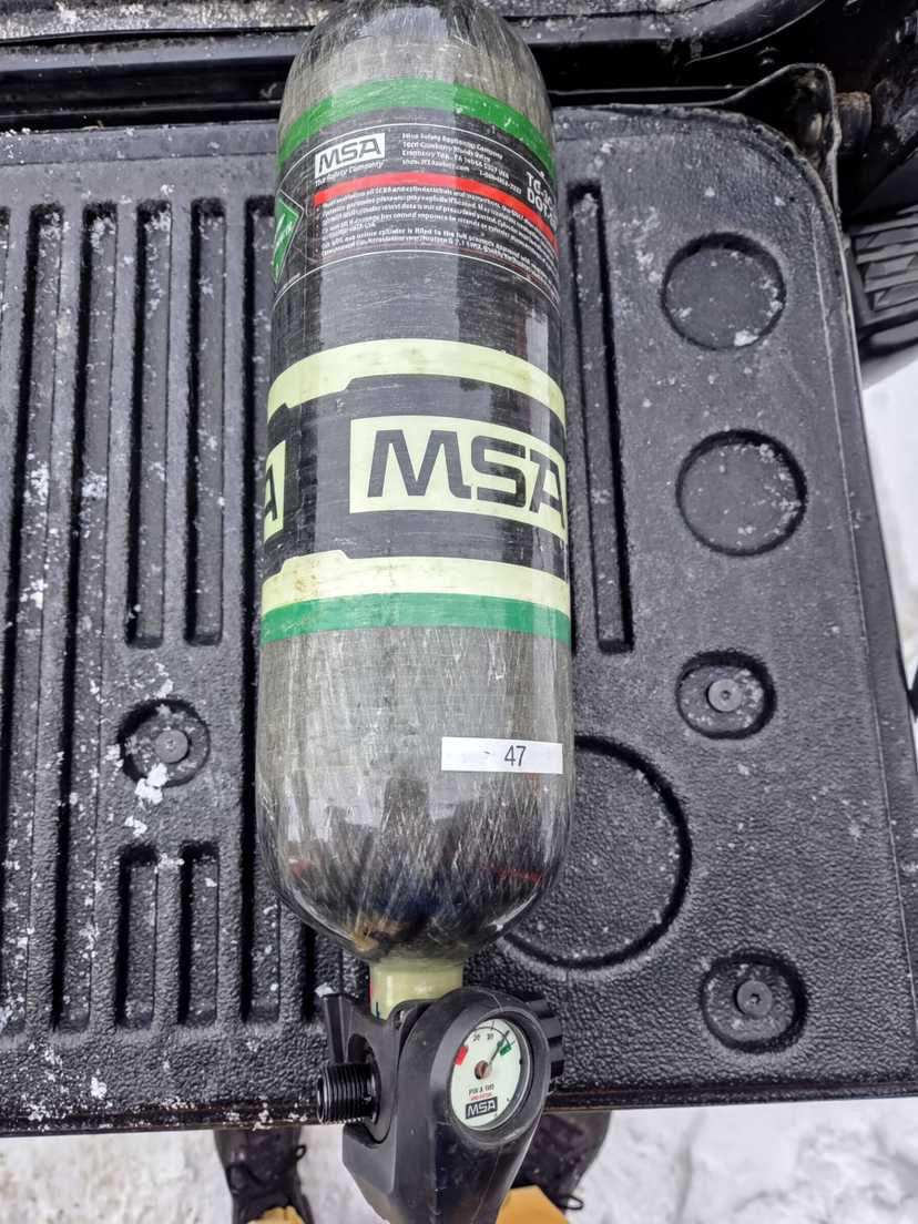 MSA G1 30-Minute 4500 SCBA bottle mfg 9/2021 current hydrostatic test — photo 4