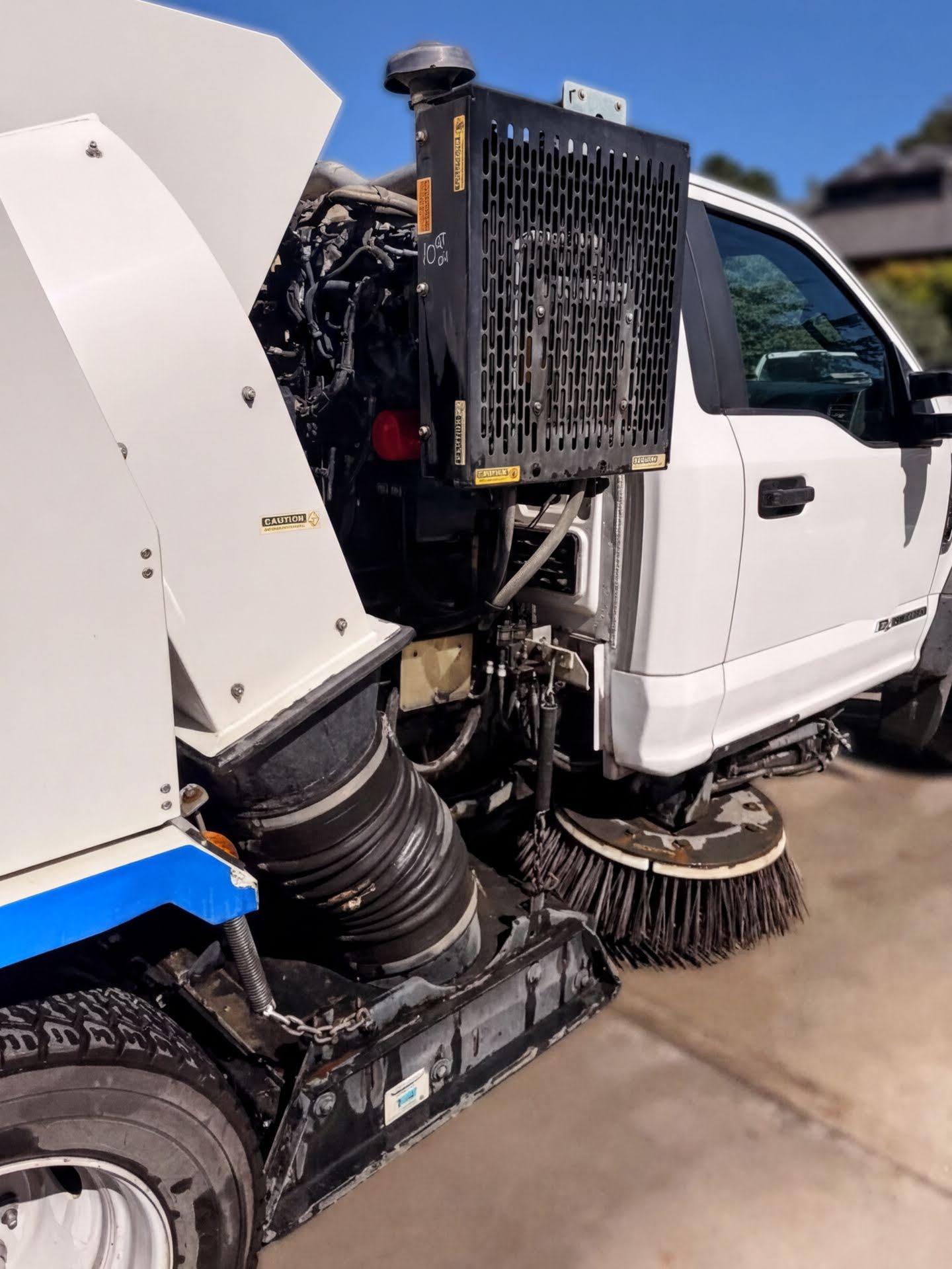 2022 Ford F-450 with 2023 Tymco 210 Sweeper - image 5