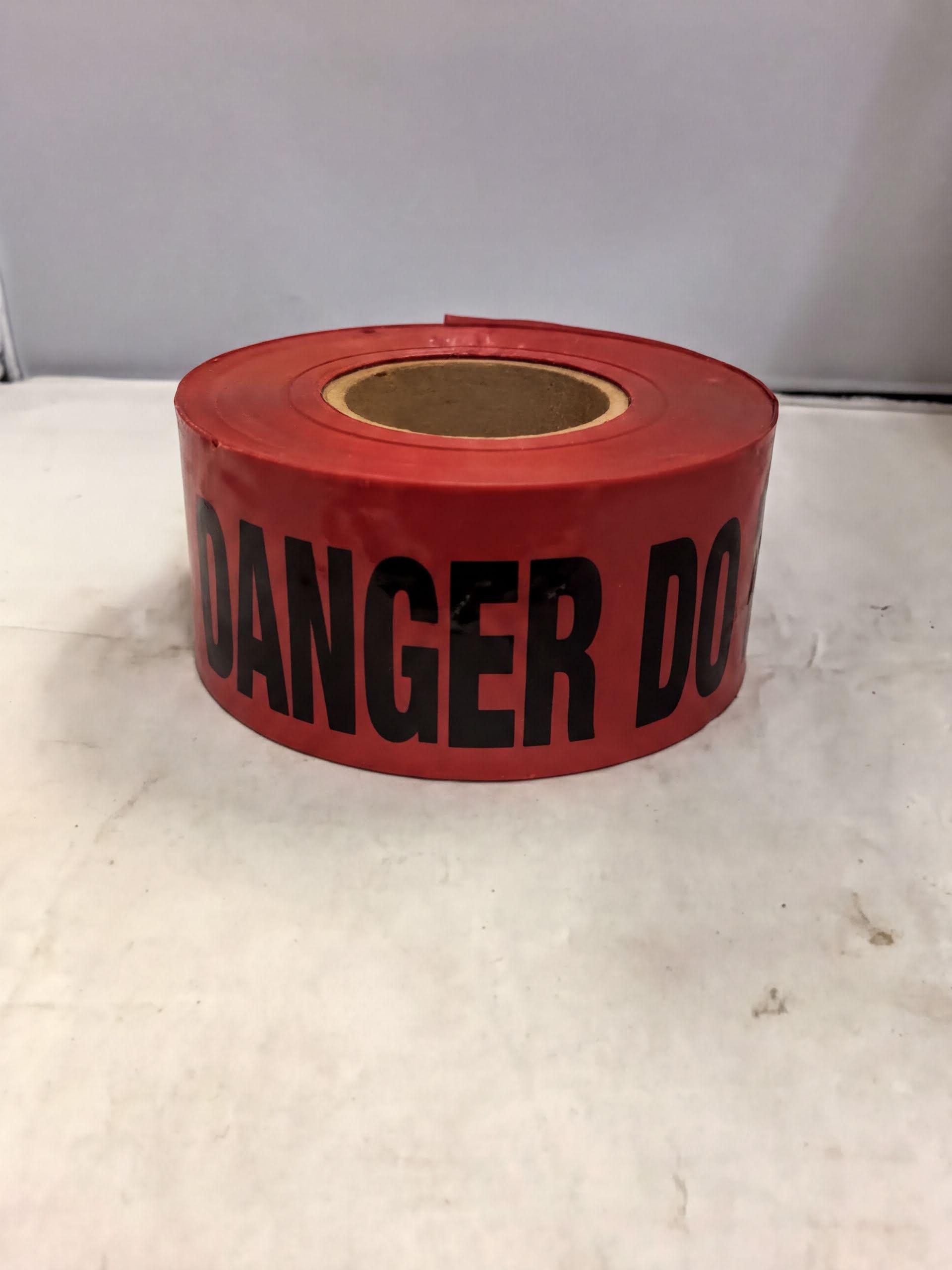 "Danger Do Not Enter"Caution/Barrier Tape 1000ft Red - image 1