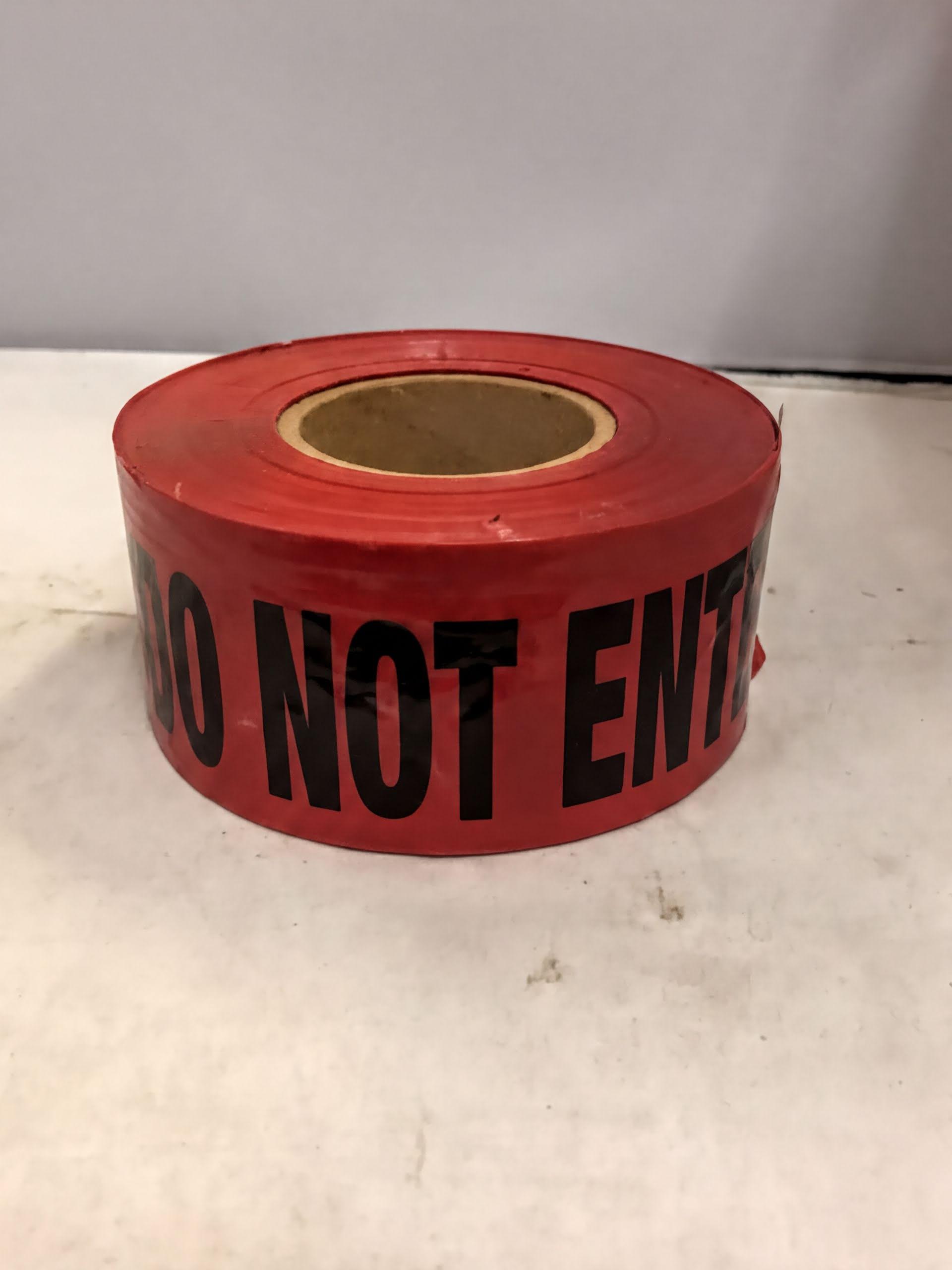 "Danger Do Not Enter"Caution/Barrier Tape 1000ft Red - image 2
