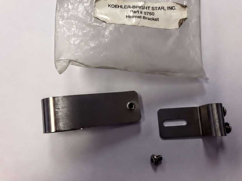 KOEHLER-BRIGHT STAR INC. Helmet Bracket Part No. 8750 — photo 2