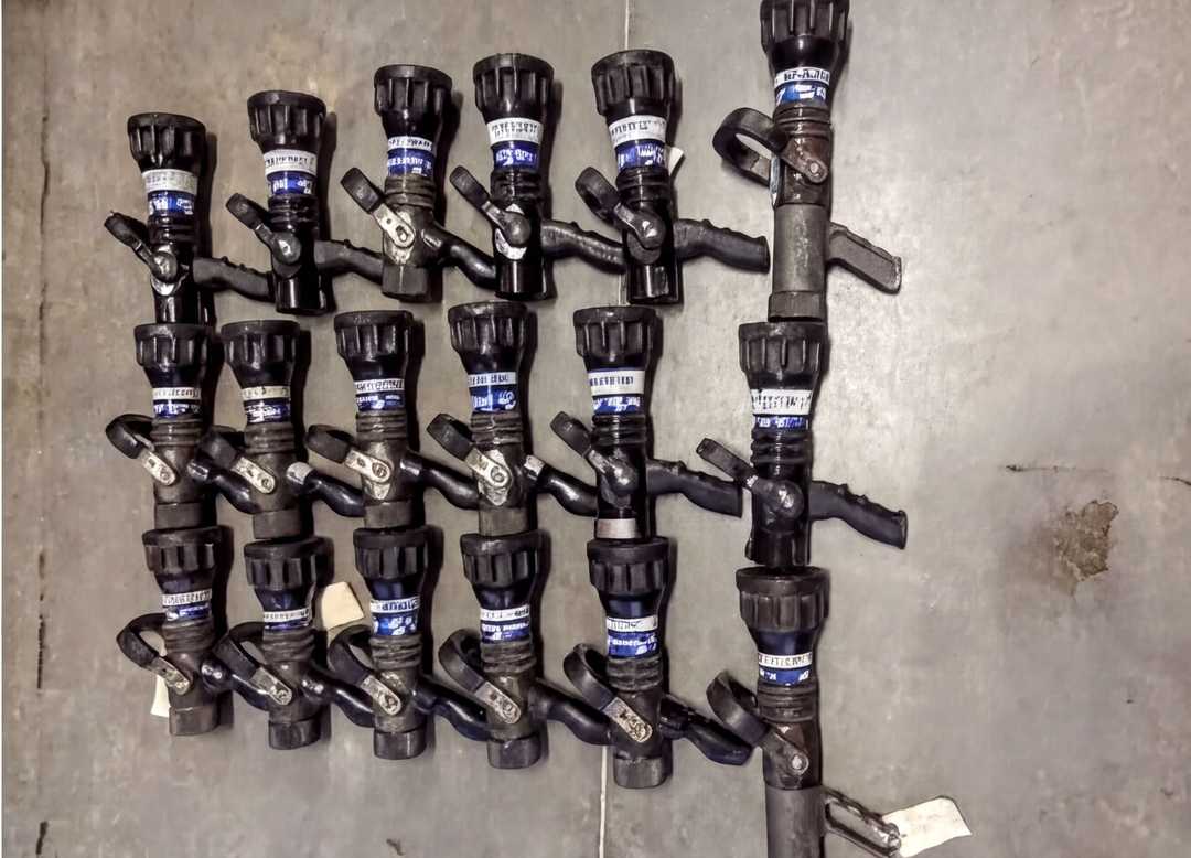 4x 1.5” TFT Automatic 95-300GPM nozzles (repair needed)
